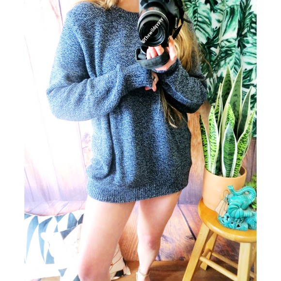 AE Slouchy speckled knit sweater 🌿 - Picture 3 of 7